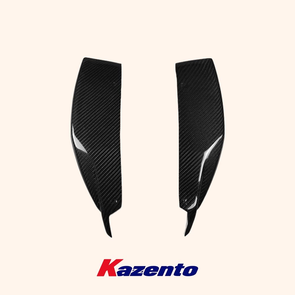 Kazento For Toyota 2022-2023 GR86 BRZ ZD8 TM Style Carbon Fiber Rear Bumper Spat Lip 2pc Kazento Carbon Parts 车身侧板 GR86-SPAT-TM-CF