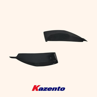 Kazento For Toyota 2022-2023 GR86 BRZ ZD8 TM Style Carbon Fiber Rear Bumper Spat Lip 2pc