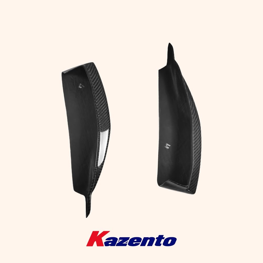 Kazento For Toyota 2022-2023 GR86 BRZ ZD8 TM Style Carbon Fiber Rear Bumper Spat Lip 2pc