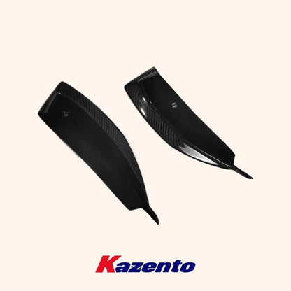 Kazento For Toyota 2022-2023 GR86 BRZ ZD8 TM Style Carbon Fiber Rear Bumper Spat Lip 2pc