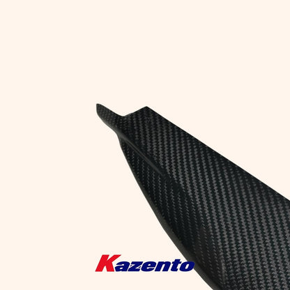 Kazento For Toyota 2022-2023 GR86 BRZ ZD8 TM Style Carbon Fiber Rear Bumper Spat Lip 2pc