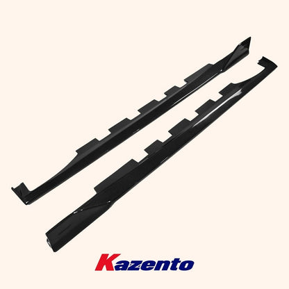 Kazento For Toyota 2022-2023 GR86 BRZ ZD8 TM Style Carbon Fiber Side Skirts Add On Pair Kazento Carbon Parts 车身侧板 GR86-SS-TM-CF