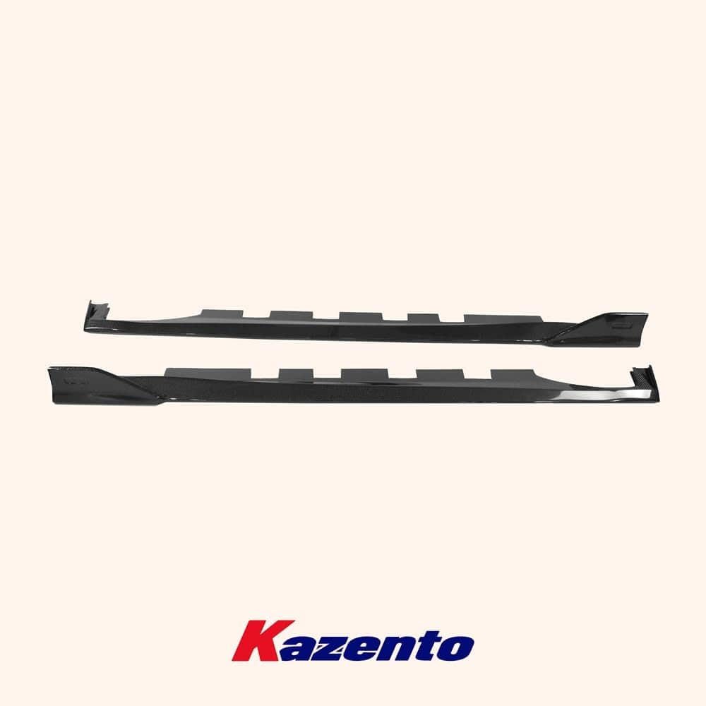 Kazento For Toyota 2022-2023 GR86 BRZ ZD8 TM Style Carbon Fiber Side Skirts Add On Pair Kazento Carbon Parts 车身侧板 GR86-SS-TM-CF