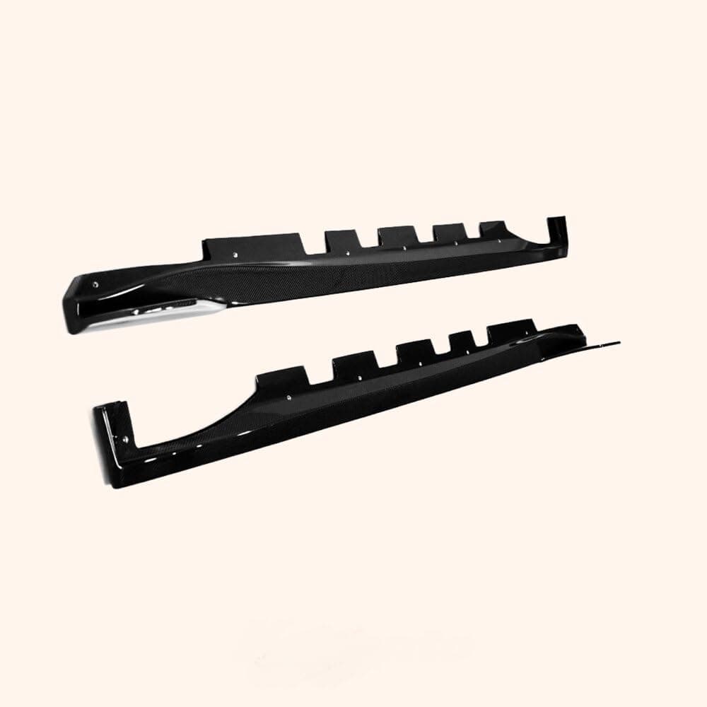 Kazento For Toyota 2022-2023 GR86 BRZ ZD8 TM Style Carbon Fiber Side Skirts Add On Pair Kazento Carbon Parts 车身侧板 GR86-SS-TM-CF