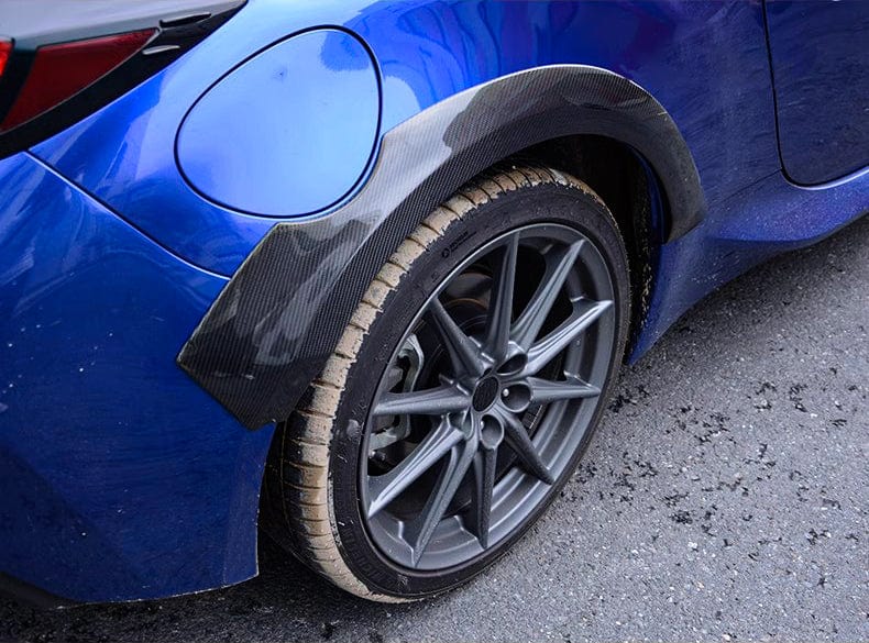 Kazento For Toyota 2022-2023 GR86 BRZ ZD8 V1 Style Carbon Fiber Rear Fender Flare Arch