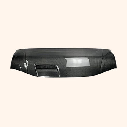 Kazento For Toyota Commuter 2010 Hiace H200 KZ Style Carbon Fiber Vented Hood Bonnet Kazento Carbon Parts 车身侧板 HIACE-HOOD-CF