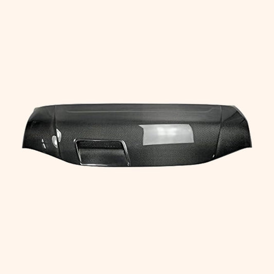 Kazento For Toyota Commuter 2010 Hiace H200 KZ Style Carbon Fiber Vented Hood Bonnet Kazento Carbon Parts 车身侧板 HIACE-HOOD-CF