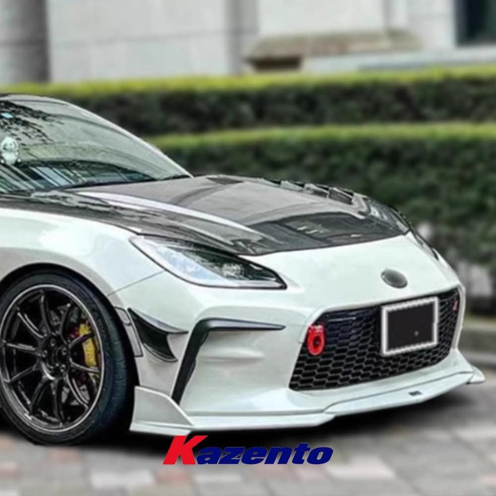 Kazento For Toyota (GR86 Only) 2022-2023 TM Style Carbon Front Bumper Bottom Lip Kazento Carbon Parts 车身侧板 GR86-FL-TM-CF