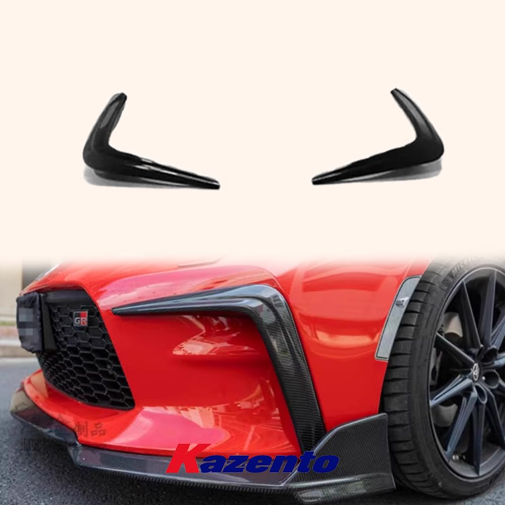 Kazento For Toyota (GR86 Only) 2022-2023 TM Style Carbon Front Bumper Duct Vents Trim Kazento Carbon Parts 车身侧板 GR86-BVC-TM-CF