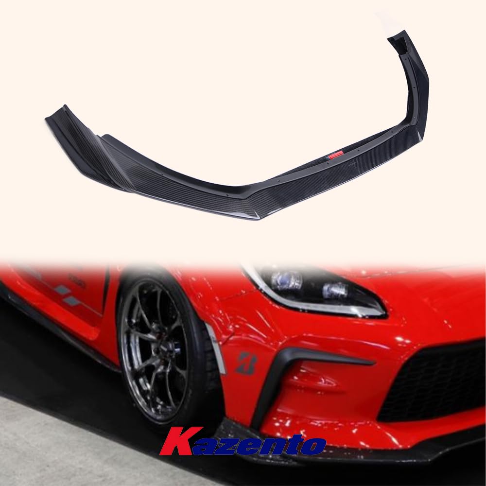 Kazento For Toyota (GR86 Only) 2022-2023 VA1 Style Front Bumper Bottom Lip Carbon Fiber Kazento Carbon Parts 车身侧板 GR86-FL-VAF-CF