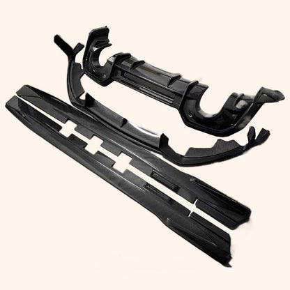 Kazento For Toyota (GR86 Only) 2022+ AD Style Carbon Front Lip Side Skirts Rear Lip 4pcs Kazento Carbon Parts 车身侧板 GR86-AERO-AR-CF