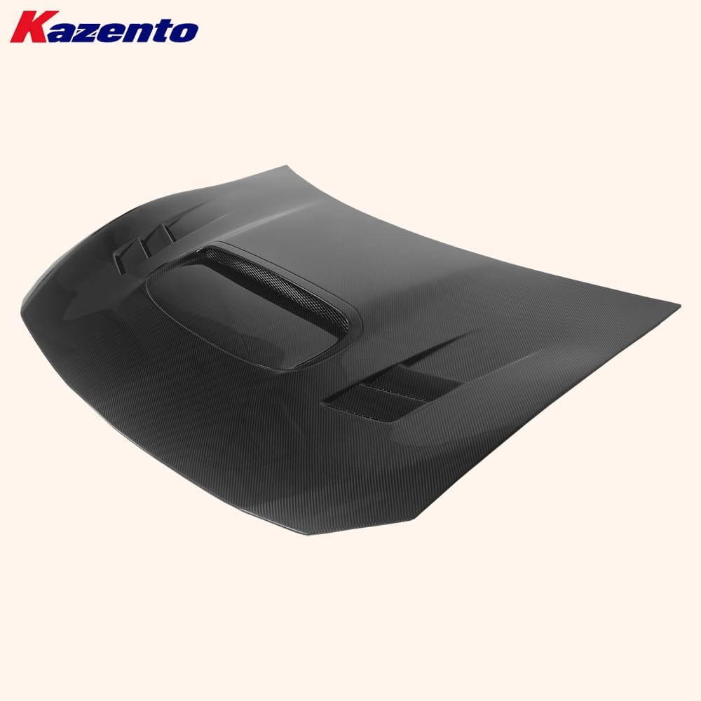 Kazento For Toyota GT86 FT86 BRZ 12-20 Carbon KZ Style Front Vented Cooling Hood Bonnet Kazento Carbon Parts 车身侧板 GT86-HOOD-KZ-CF
