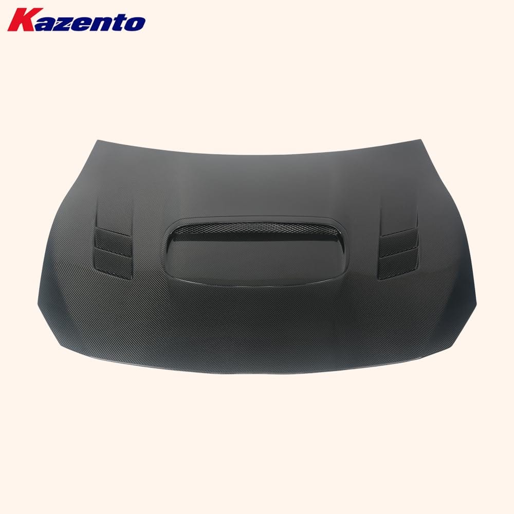 Kazento For Toyota GT86 FT86 BRZ 12-20 Carbon KZ Style Front Vented Cooling Hood Bonnet Kazento Carbon Parts 车身侧板 GT86-HOOD-KZ-CF