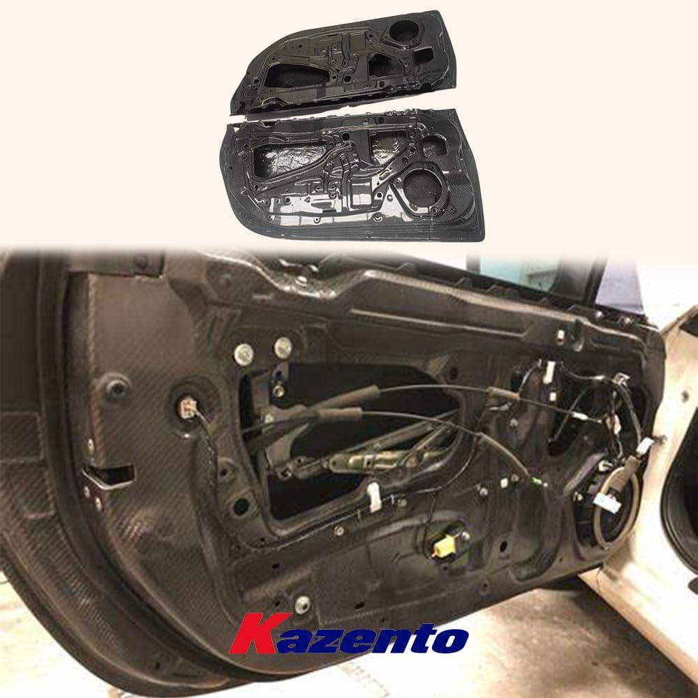 Kazento For Toyota GT86 FT86 BRZ 2012-2021 Carbon Fiber Side Out Door Panel Pair Kazento Carbon Parts 车身侧板 GT86-OUTDR-2CF