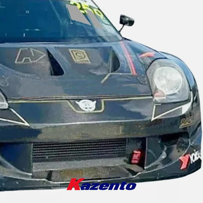 Kazento For Toyota MR2 MRS 2000-05 Carbon Fiber SPY Style Front Bumper Bar Replacement Kazento Carbon Parts 车身侧板 MR2-FB-SPY-CF