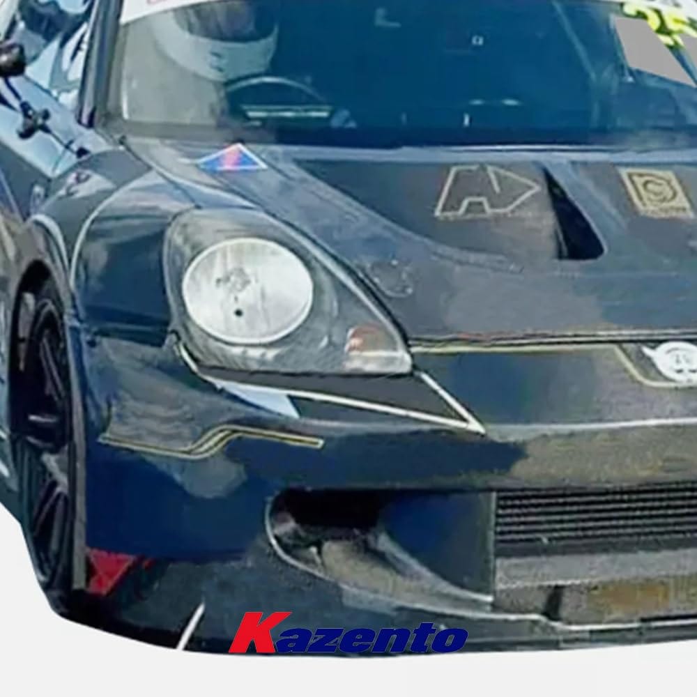 Kazento For Toyota MR2 MRS 2000-05 Carbon Fiber SPY Style Front Bumper Bar Replacement Kazento Carbon Parts 车身侧板 MR2-FB-SPY-CF