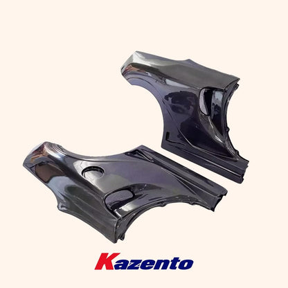 Kazento For Toyota MR2 MRS 2000-05 SPY Style Carbon Fiber Rear Wider Fenders  Pair Kazento Carbon Parts 车身侧板 MR2-RF-SPY-CF
