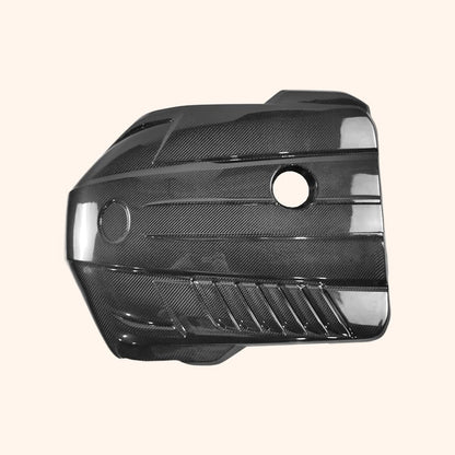 Kazento For TOYOTA Supra A90 2019-2022 Carbon Fiber KZ Style Hood Bonnet Engine Trim Cover Plate