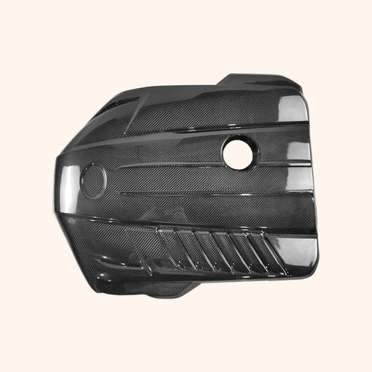 Kazento For TOYOTA Supra A90 2019-2022 Carbon Fiber KZ Style Hood Bonnet Engine Trim Cover Plate