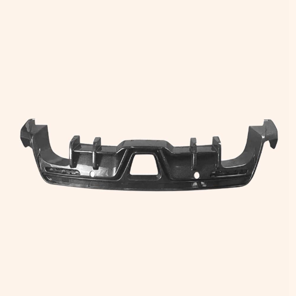 Kazento For TOYOTA Supra A90 2019-2022 Carbon KDE Style Rear Bumper Bottom Diffuser Lip Kazento Carbon Parts 车身侧板 A90-DIF-KDE-CF