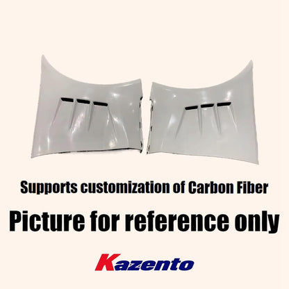 Kazento For TOYOTA Supra A90 2019-2022 Carbon MS Style Side Door Panel Trim Spoiler Kazento Carbon Parts 车身侧板 A90-FF-MS-CF
