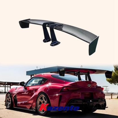 Kazento For TOYOTA Supra A90 2019-2022 Carbon VT Style High GT Rear Trunk Spoiler Wing Kazento Carbon Parts 车身侧板 A90-RS-VT-CF