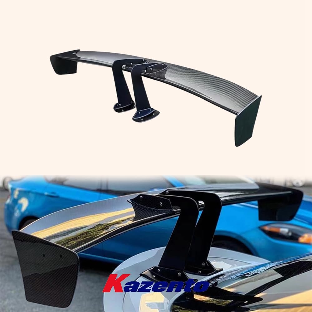 Kazento For TOYOTA Supra A90 2019-2022 Carbon VT Style High GT Rear Trunk Spoiler Wing