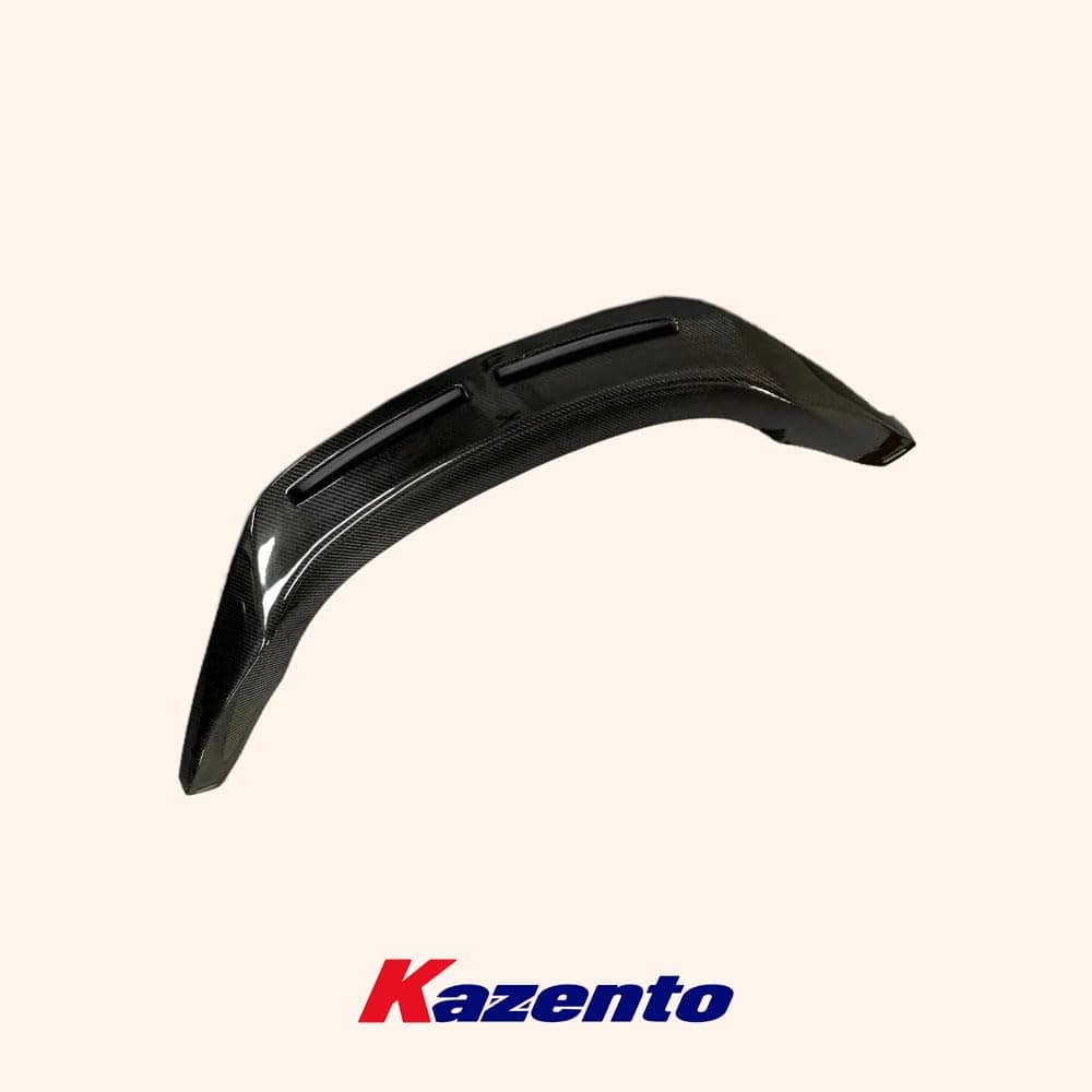Kazento For Toyota Supra A90 2019-2023 KZ Style Cooling Carbon Fiber Rear Trunk Spoiler Kazento Carbon Parts 车身侧板 A90-RS-KZW-CF