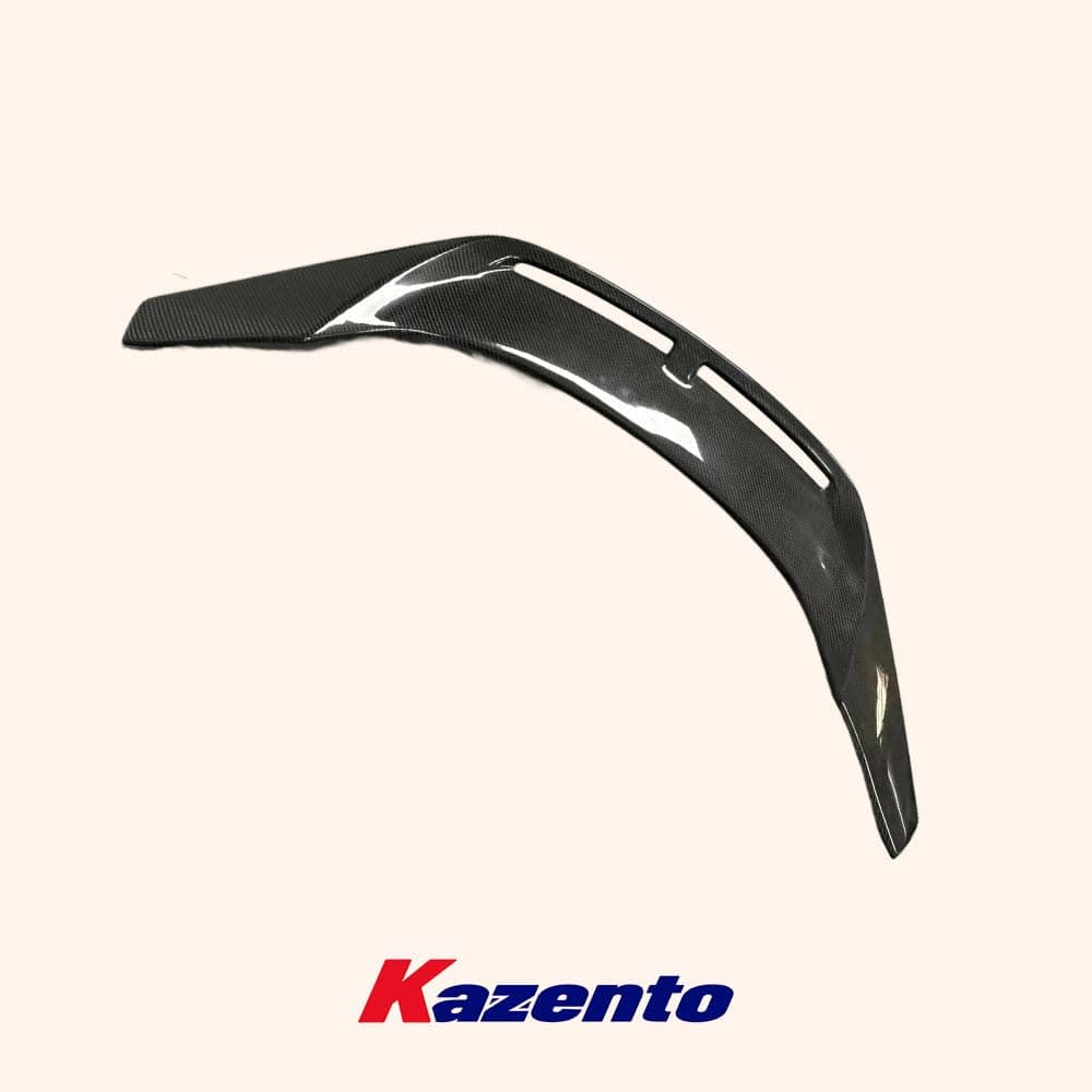 Kazento For Toyota Supra A90 2019-2023 KZ Style Cooling Carbon Fiber Rear Trunk Spoiler Kazento Carbon Parts 车身侧板 A90-RS-KZW-CF