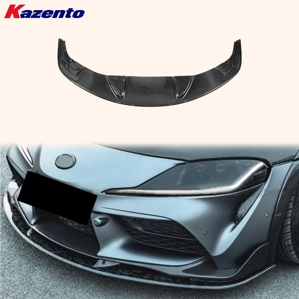 Kazento For Toyota Supra A90 2019-2023 WD Style Carbon Fiber Front Bumper Bottom Lip