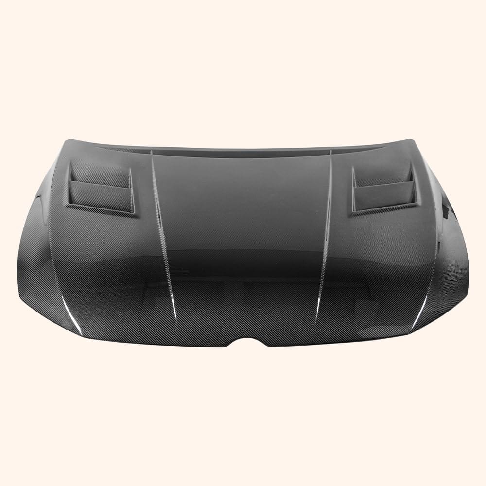 Kazento For VW Golf 8 R GTI Hatchback 2019-24 Carbon KZ Style Front Vented Cooling Hood