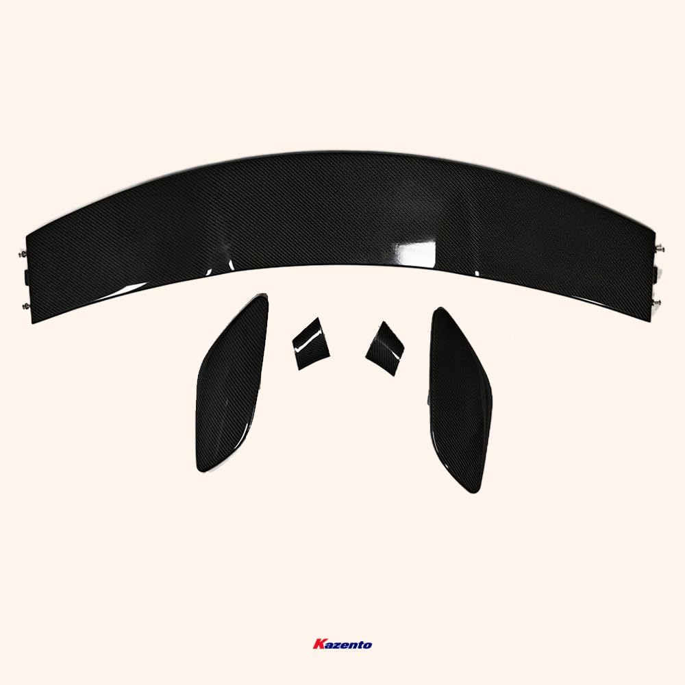 Kazento For W176 A45 12-18 For Mercedes Benz AM Style Carbon Fiber Rear Boot Roof Spoiler