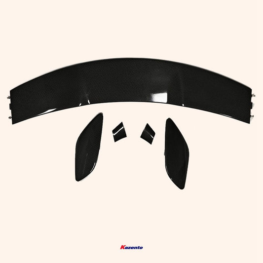 Kazento For W176 A45 12-18 For Mercedes Benz AM Style Carbon Fiber Rear Boot Roof Spoiler