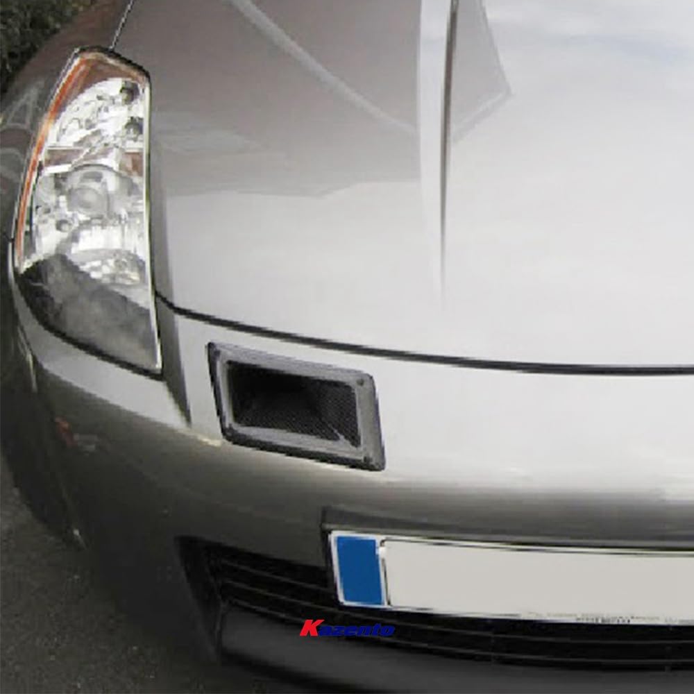 Kazento For Z33 350Z Nis For Nissan Front Bumper Ducts Fiber Glass