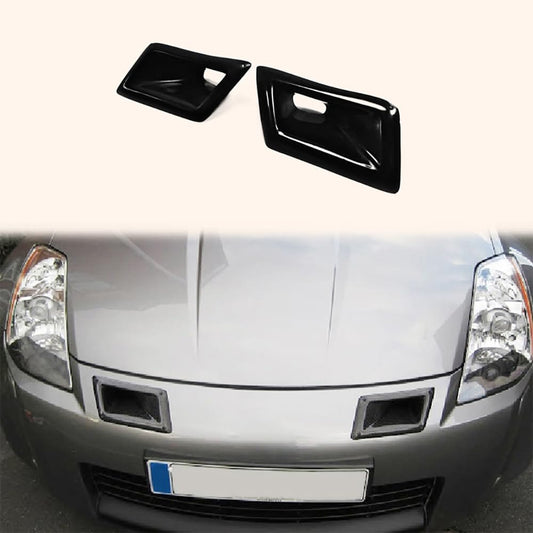 Kazento For Z33 350Z Nis For Nissan Front Bumper Ducts Fiber Glass