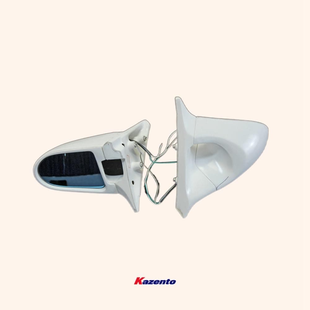Kazento For Z34 370Z For Nissan Aero Mirror (Left Hand Drive) Rearview Mirror Guard Covers Fiber Glass Kazento Carbon Parts 车身侧板 370Z-MC-TI-GND-L-FRP