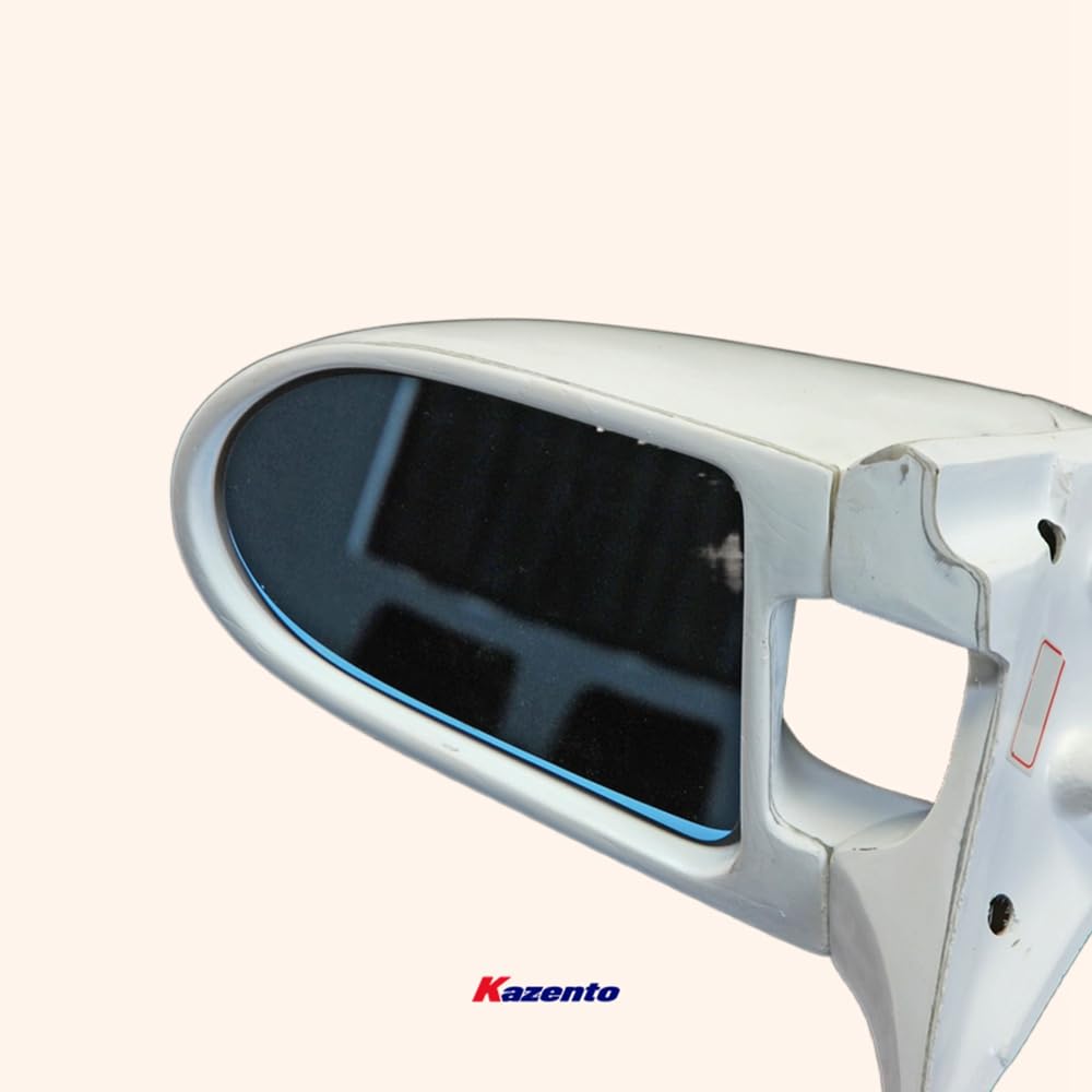 Kazento For Z34 370Z For Nissan Aero Mirror (Left Hand Drive) Rearview Mirror Guard Covers Fiber Glass Kazento Carbon Parts 车身侧板 370Z-MC-TI-GND-L-FRP