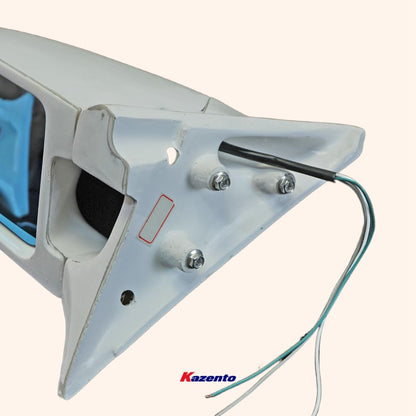 Kazento For Z34 370Z For Nissan Aero Mirror (Left Hand Drive) Rearview Mirror Guard Covers Fiber Glass