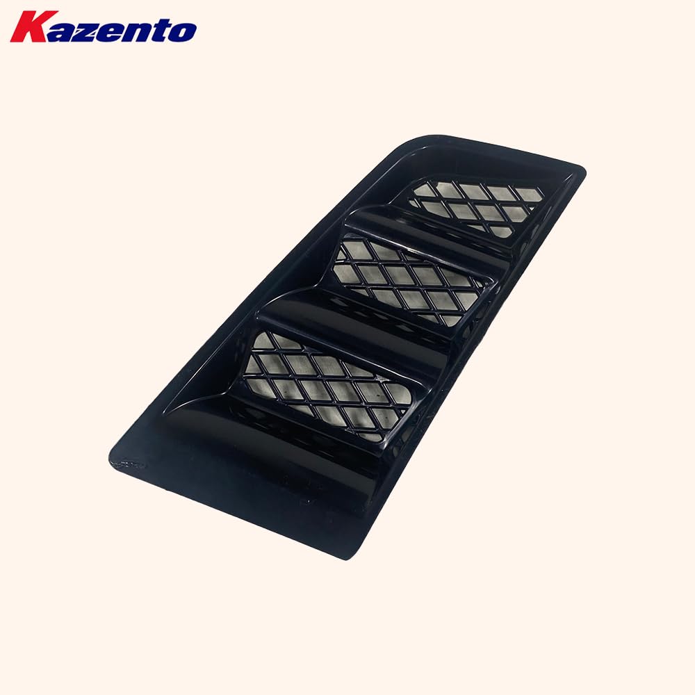 Kazento Universal For Honda All Model RR Type Front Bumper Hood Vents ABS Glossy Finish
