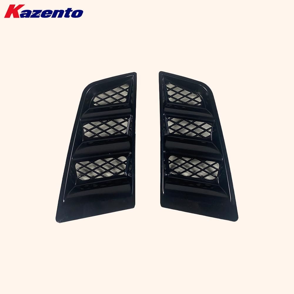 Kazento Universal For Honda All Model RR Type Front Bumper Hood Vents ABS Glossy Finish
