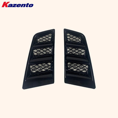 Kazento Universal For Honda All Model RR Type Front Bumper Hood Vents ABS Glossy Finish