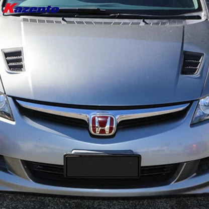 Kazento Universal For Honda All Model RR Type Front Bumper Hood Vents ABS Glossy Finish