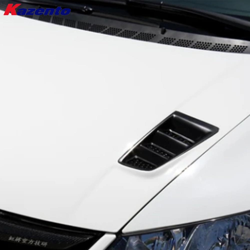 Kazento Universal For Honda All Model RR Type Front Bumper Hood Vents ABS Glossy Finish