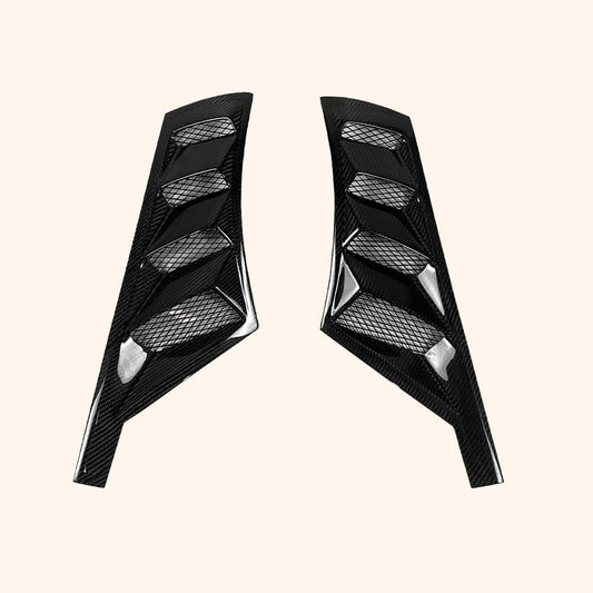 Kazento USA Shipping For BMW (G87 M2 2023+ Only) AP Style Carbon Front Fender Vents Ducts Cut +Add On