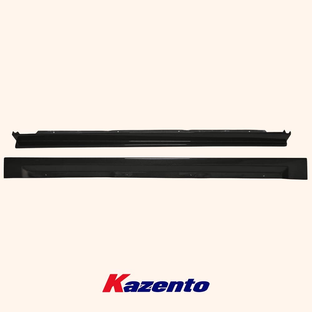 Kazento USA Shipping For Honda S2000 Coupe 2Dr JS Style Carbon Fiber Side Skirts Splitter Body Kits Kazento Carbon Parts 车身侧板 (S2000-SS-JS-CF)