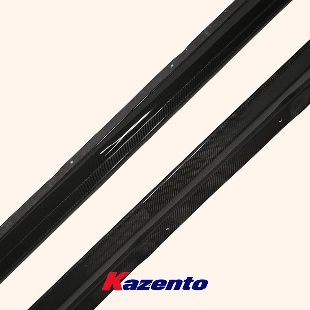 Kazento USA Shipping For Honda S2000 Coupe 2Dr JS Style Carbon Fiber Side Skirts Splitter Body Kits Kazento Carbon Parts 车身侧板 (S2000-SS-JS-CF)