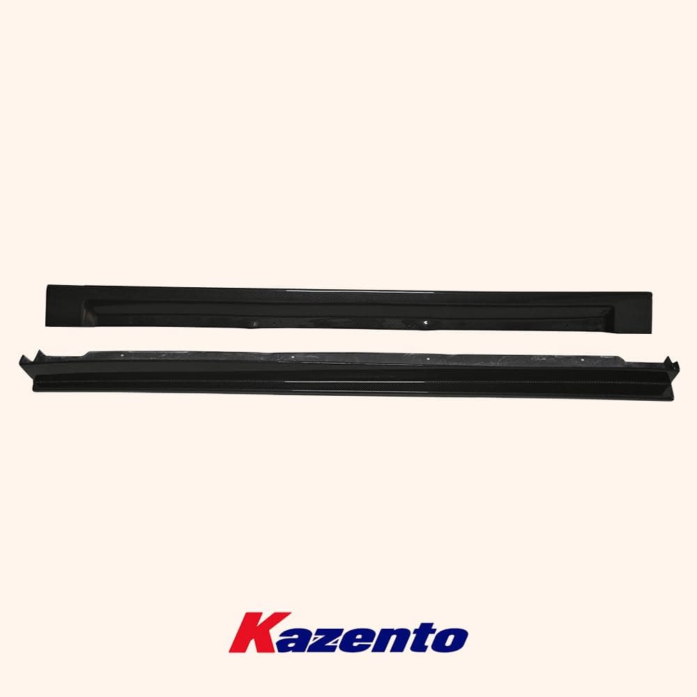 Kazento USA Shipping For Honda S2000 Coupe 2Dr JS Style Carbon Fiber Side Skirts Splitter Body Kits Kazento Carbon Parts 车身侧板 (S2000-SS-JS-CF)
