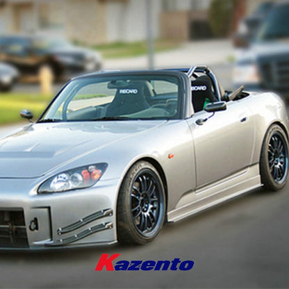 Kazento USA Shipping For Honda S2000 Coupe 2Dr JS Style Carbon Fiber Side Skirts Splitter Body Kits Kazento Carbon Parts 车身侧板 (S2000-SS-JS-CF)