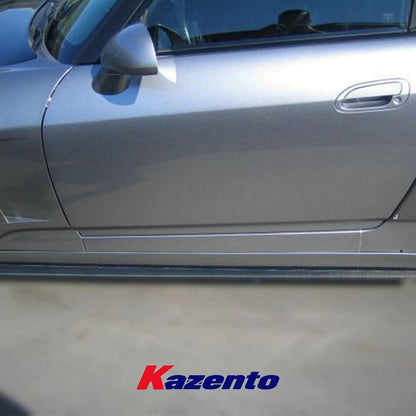 Kazento USA Shipping For Honda S2000 Coupe 2Dr JS Style Carbon Fiber Side Skirts Splitter Body Kits Kazento Carbon Parts 车身侧板 (S2000-SS-JS-CF)
