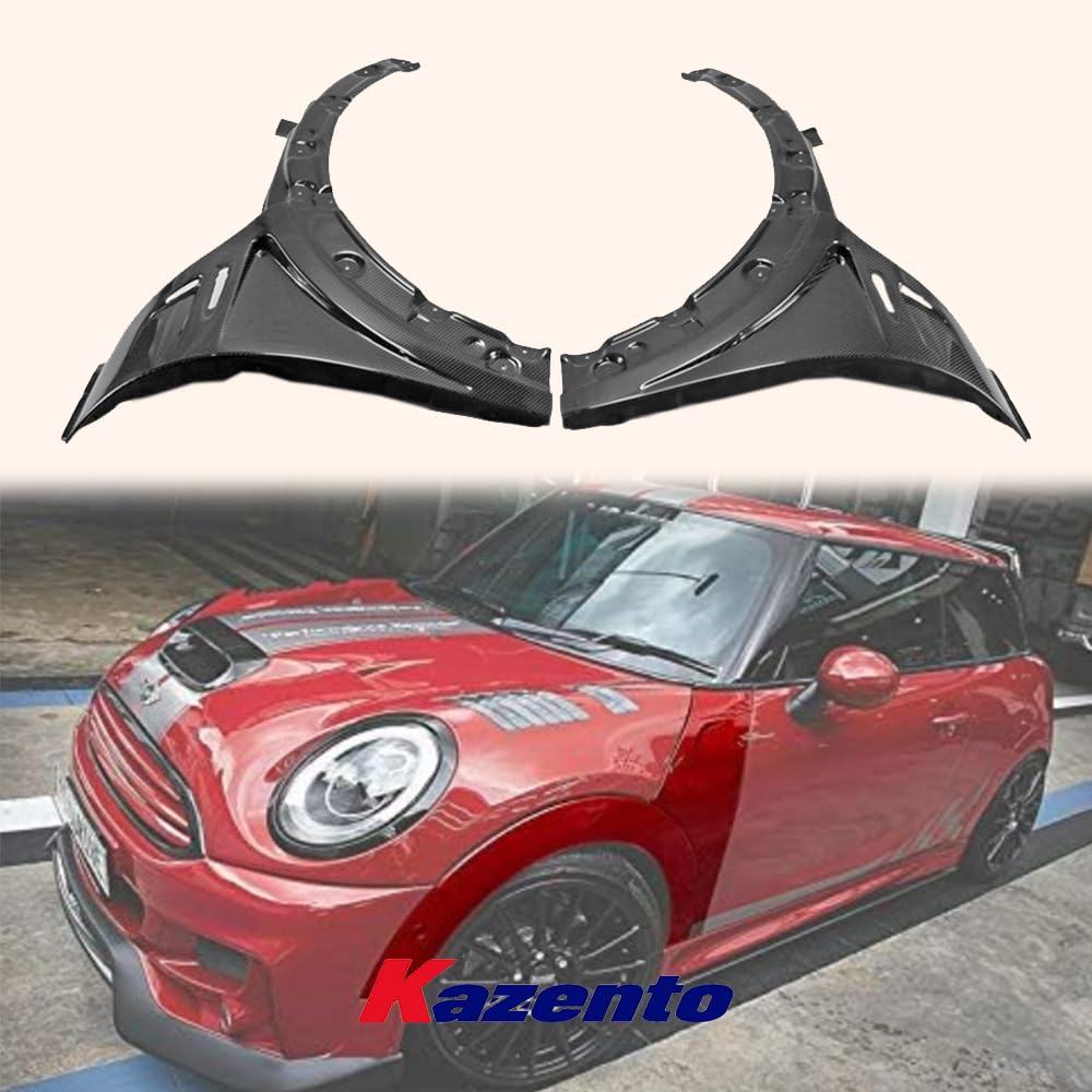 Kazento Vented Front Fender For F56 Mini Cooper S DAG Style Carbon Fiber Shipping from the USA Kazento Carbon Parts 车身侧板 (F56-FF-DAG-S-CF)